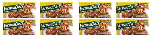 House Foods Vermont Curry [2 paquetes] Medio caliente 8.11 oz (230 g) (Sеt оf Fоur)