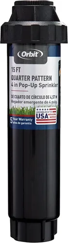 Vista 7 de Orbit 54326 - Paquete de 5 rociadores emergentes de 2 pulgadas con boquilla de patrón completo