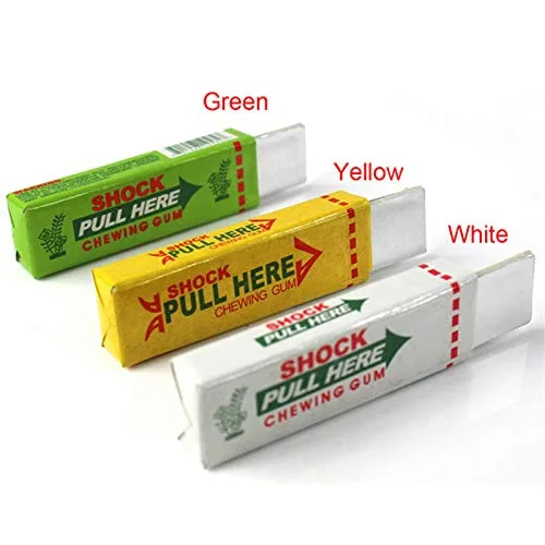 Vista 2 de Chiste de juguete truco divertido Shocking Head Pull Eléctrico Masticar Gags Novedad juguete divertido Juegos para niños 2 años