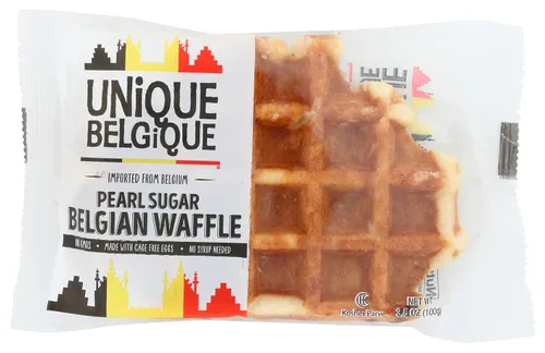 Vista 10 de Auténticos waffles belgas importados de azúcar de perlas (tradicionales, [2x] 3.53 onzas y [3x] 2.7 onzas de gofres)