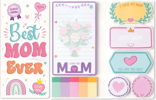 Vista 45 de Xqumoi Paquete de 2 notas adhesivas con texto en inglés "I Just Really Like Axolotl - Animal Mexican Walking Fish Self-Stick Notes Pads Divisor Tabs