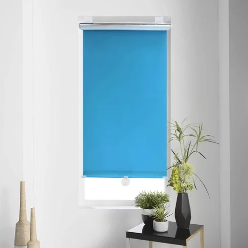 Vista 30 de Cortinas opacas de tela con ventosa, persianas enrollables inalámbricas para tragaluz, persianas enrollables, 80% opacas, gris claro, cortinas Negro