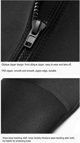 Vista 5 de Trajes de neopreno de 0.059 in para surf, buceo, buceo, natación, cuerpo completo, pesca submarina, kitesurf, kayak, ropa, equipo de caza de agua