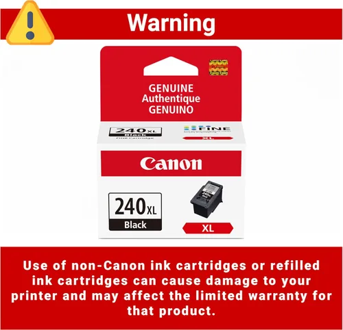 Vista 5 de Canon PG-240XL Cartucho de tinta negra, compatible con MG3620, MG3520, MG4220,MG3220 y MG2220