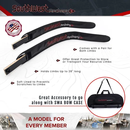 Vista 6 de Southwest Archery Universal Takedown - Kit de accesorios de arco recurvo – Duraderos y profesionales accesorios de tiro con arco – Juego completo