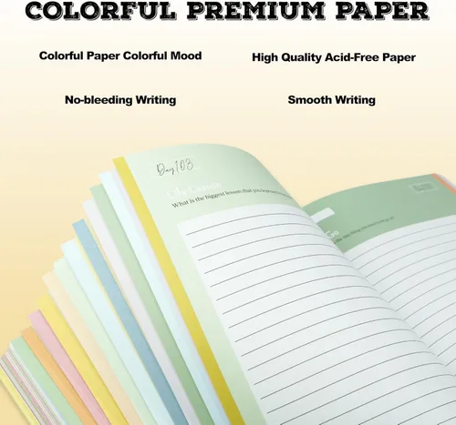 Vista 4 de Diario de bondad de 365 días, cuaderno guiado de avisos diarios para diario reflexivo de autodescubrimiento