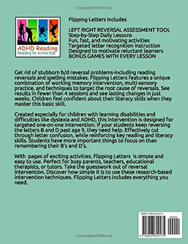 Vista 2 de flipping letters b-d-p-q techniques to eliminate letter reversals