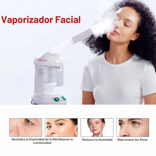 Vista 5 de Terapia de vapor Red Pro para cabello y cara, 2 en 1.