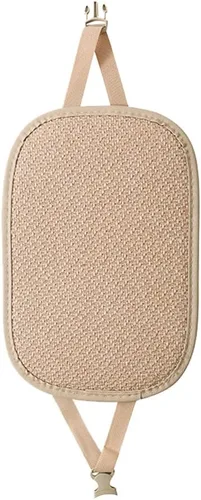 Vista 2 de Paquete de 2 fundas para reposacabezas de asiento de automóvil, flexible, transpirable, elástico, ajuste universal para todos los accesorios Beige