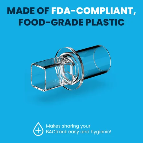 Vista 5 de BACtrack Boquillas alcoholizadoras Go & Keychain Consejos de reemplazo de probador de alcohol BAC Elegible para FSA/HSA (20 unidades)