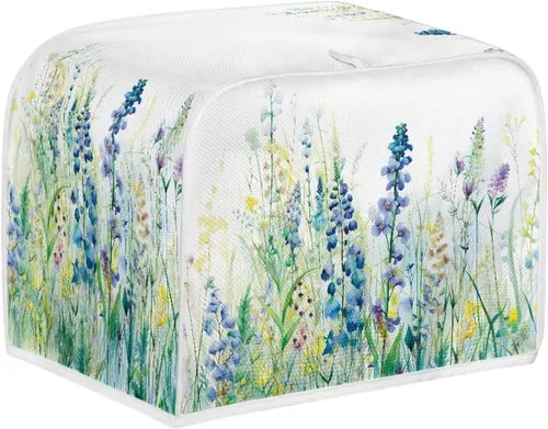 Vista 9 de Funda para tostadora de girasol con bandera estadounidense para 2 rebanadas de pan, horno, cocina, cubierta para electrodomésticos, protección