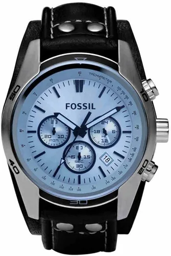 Vista 7 de Fossil Men's Watch, Coachman Quartz Stainless Steel and Chronograph Leather Watch for Men