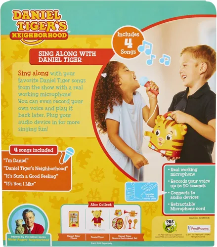 Vista 6 de Daniel Tiger's Neighborhood Canta junto con el juguete