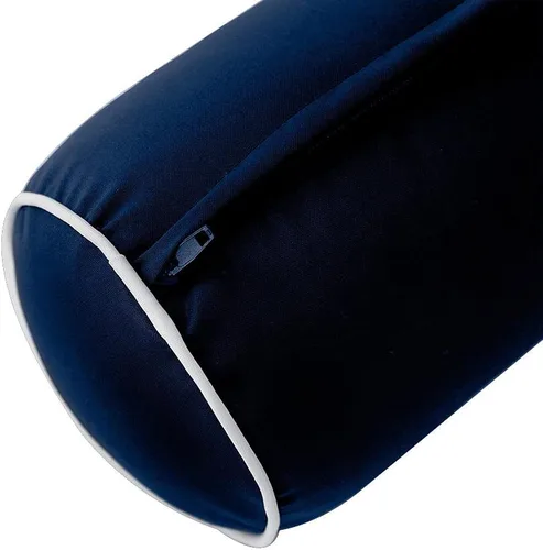 Vista 5 de Funda para colchón de cama de matrimonio al aire libre, estilo 6, fundas de almohada con ribete de tubo de contraste, tamaño matrimonial, AD101