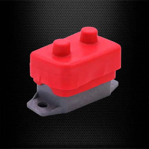 Vista 2 de Ampper Disyuntor de reinicio automático de 12 V a 24 V CC con perno de perno de cubierta para automóviles y más (5A, 2 unidades)