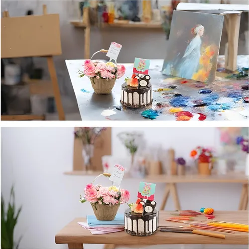 Vista 3 de RHBLME 320 púas florales para tarjetas, de plástico transparente de 9.5 pulgadas, cabeza recta, tarjetero para canasta de arreglos, ramo de regalo