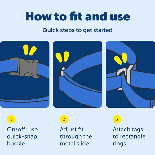 Vista 6 de Collar de la martingala de PetSafe Petite con hebilla rápida instantánea, Raspberry