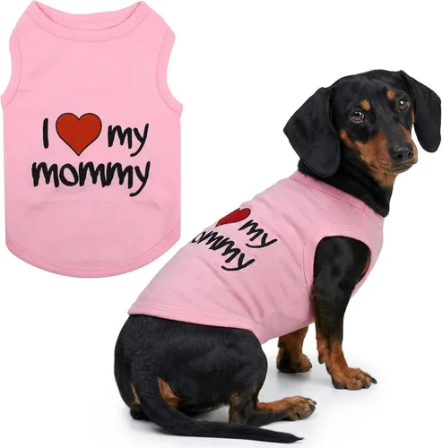 Vista 89 de Parisian Pet - Camiseta para perros y gatos, con texto en inglés Big Sister, 2XS