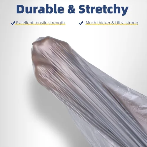 Vista 12 de Bolsas de basura de 4 galones, 40 bolsas de basura con cordón, forros gruesos sin perfume para baño, dormitorio, oficina