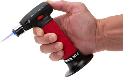 Vista 6 de Master Appliance MT-51 Antorcha de butano profesional, linterna de antorcha manual, antorcha mini de llama ajustable, recargable con combustible