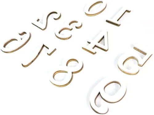 Vista 5 de Números de caseta de latón de 2 pulgadas para exteriores, números de dirección 3D autoadhesivos para casa, apartamento, oficina, habitación de No.0