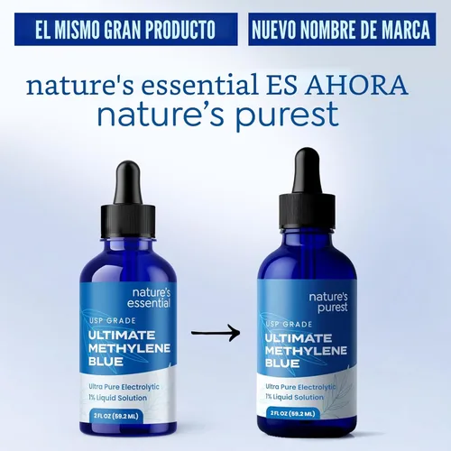 Vista 2 de Sweat & Soul Azul de metileno de grado farmacéutico 2 oz - Fabricado en EE. UU. - Solución electrolítica equilibrada al 1% - Grado USP, sin