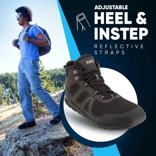 Vista 6 de Xero Shoes Botas de senderismo Xcursion para hombre sin caída totalmente impermeables