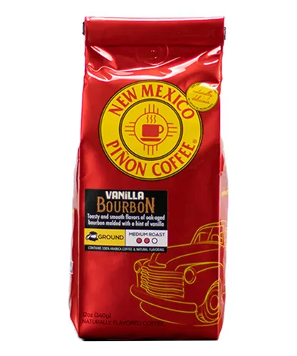 Vista 13 de New Mexico Piñon Coffee Café con sabor natural (Adobe Morning Whole Bean, 2 libras)