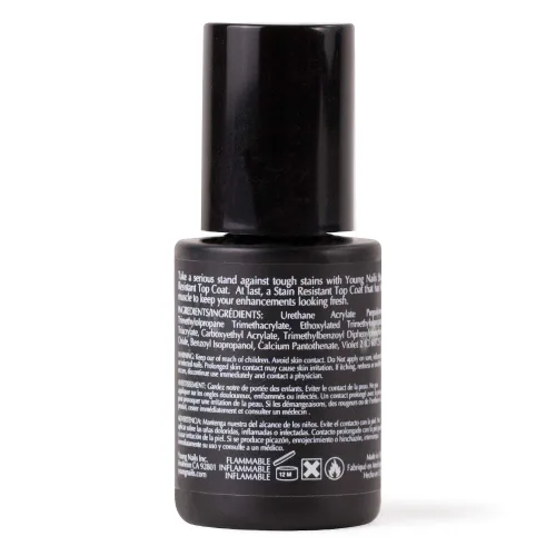 Vista 2 de Young Nails Capa superior de gel y capa base – Alto brillo brillante, capa superior de esmalte de gel transparente, UV y LED, uñas de gel acrílico