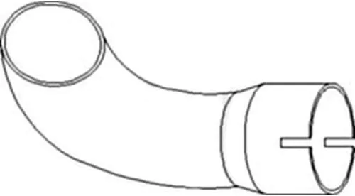 Vista 3 de RAParts CH15625 se adapta a John Deere 650 750 850 950 1050 compatible con tubo de extensión de escape JD Silenciador