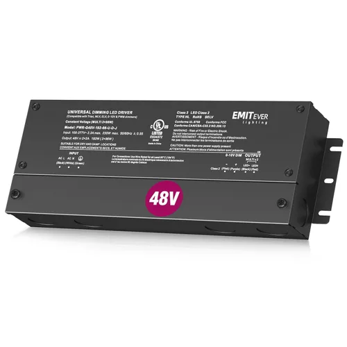 Vista 9 de EMITEVER Controlador LED regulable de 48 V, fuente de alimentación regulable 5 en 1 de 288 W, transformador de CA a CC de 3 canales para luz LED