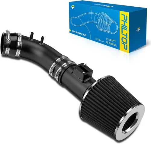 Vista 16 de PHILTOP Kit de sistema de admisión de aire frío de 2.5" compatible con Honda Civic 2001 2002 2003 2004 2005 1.7L L4, alto rendimiento, azul