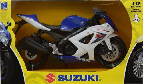 Vista 4 de New Ray Motocicletas 1:12 2008 Suzuki GSX-R R1000 (Colores aleatorios)