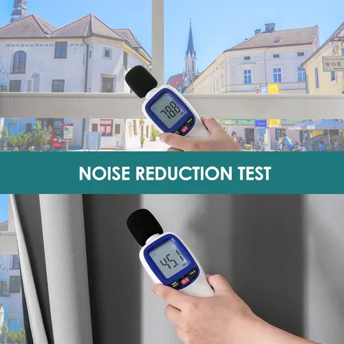 Vista 6 de ChrisDowa Cortinas 100% opacas para dormitorio con forro negro, 2 capas gruesas totalmente opacas con aislamiento térmico y ojales, cortinas