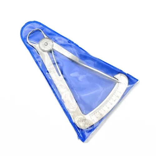 Calibres interiores de acero inoxidable Calibre de medición Calibre de medición 0.000-0.394 in Hoja de goma para diamantes Joyas Piedras