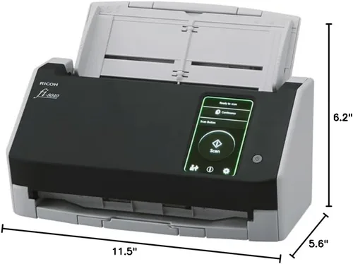 Vista 5 de RICOH fi-8040 Escáner Rápido de Oficina y Escritorio para Documentos, Recibos y Tarjetas de Identificación con Alimentador Automático de 50 Páginas