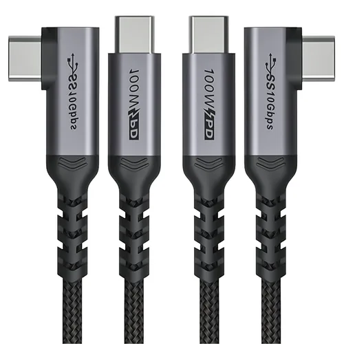 Vista 6 de SUMPK Cable VR Link de 20 pies compatible con Oculus Quest 2, USB 3.2 tipo C a C, cable de carga rápida de transferencia de datos de 5 Gbps, cable