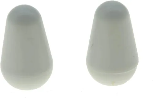 Vista 10 de KAISH 2 unids Guitarra 5 Way Pickup Selector Interruptor Punta Interruptor Tapa Interruptor Pomo para USA Stratocaster/Strat envejecido Blanco