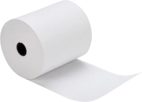 Vista 9 de MFLABEL 2 rollos de 0,6 cm x 15,2 metros de papel térmico para caja registradora, POS, Papel de recibo para tarjeta de crédito, 5 rollos