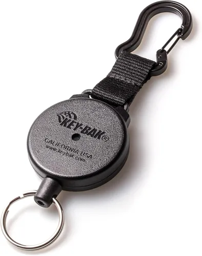 Vista 2 de KEY-BAK SECURIT - Llavero retráctil resistente con un cable de Kevlar retráctil que asegura llaves,