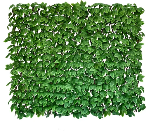 Vista 15 de Sumery Pantalla de Privacidad de Valla Expandible para Balcón Patio Exterior, Panel Decorativo de Cercado de Hiedra Artificial, Setos Artificiales