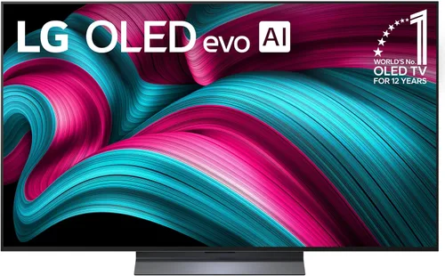 LG OLED evo serie C5 televisor inteligente 4K de 55 pulgadas con AI, Dolby Atmos, Dolby Vision, HDR10, Super Escalado 4K por AI, Modo Cinemático,