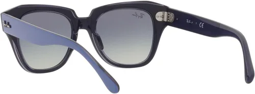 Vista 6 de Ray-Ban Gafas de sol para niños, montura Havana, lentes degradadas marrón oscuro, 1.811 in