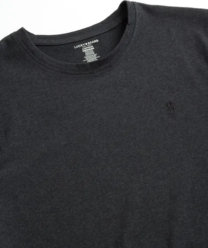 Vista 2 de Lucky Brand Camiseta para hombre, ajuste clásico, mezcla de algodón suave, elástica, cuello redondo, casual, para hombre