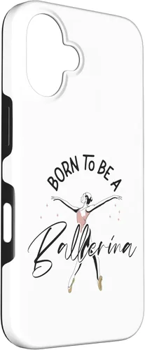 Vista 3 de Funda para iPhone 16 Ballerina Bailarina Bailarina Bailarina nacida para ser una bailarina