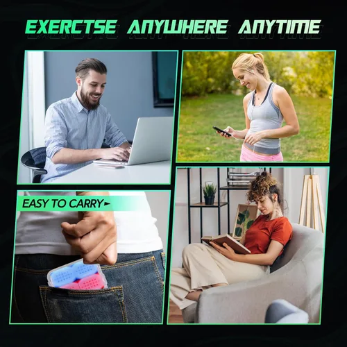 Vista 7 de CJing Ejercitador de mandíbula para hombres y mujeres - Tabletas de silicona para ejercitar la mandíbula - Potente entrenador de mandíbula