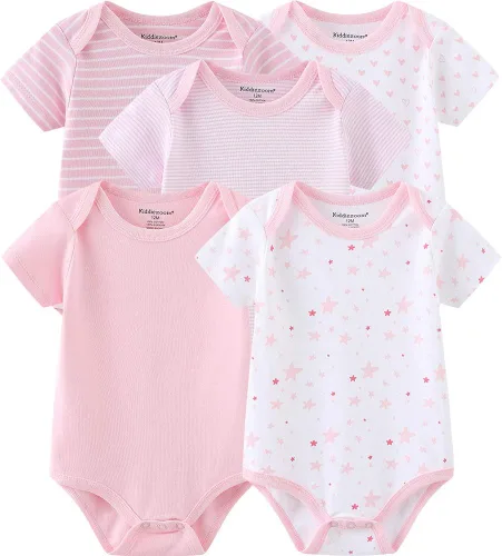 Vista 2 de Kiddiezoom Conjunto de ropa de regalo unisex para bebé, 19 piezas, para bebé recién nacido