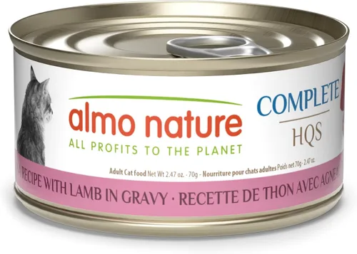 Vista 10 de almo nature HQS Complete CAT - Comida húmeda para gatos, receta de atún con huevos de codorniz en salsa, comida para gatos sin granos, 2.47 onzas