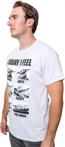 Vista 3 de STAR WARS The Mandalorian The Child Baby Yoda Today I Feel Camiseta