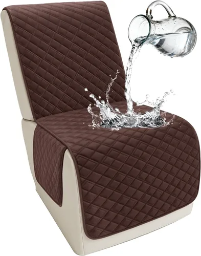 Vista 84 de Arfntevss Fundas para sofá seccional reclinable para sofá seccional en forma de L, funda antideslizante lavable para sofá reclinable con forma de L